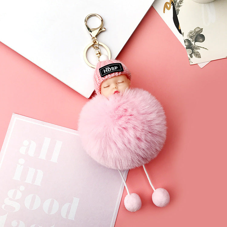 Wholesale Cartoon Sleeping Dream Doll Plush Keychains